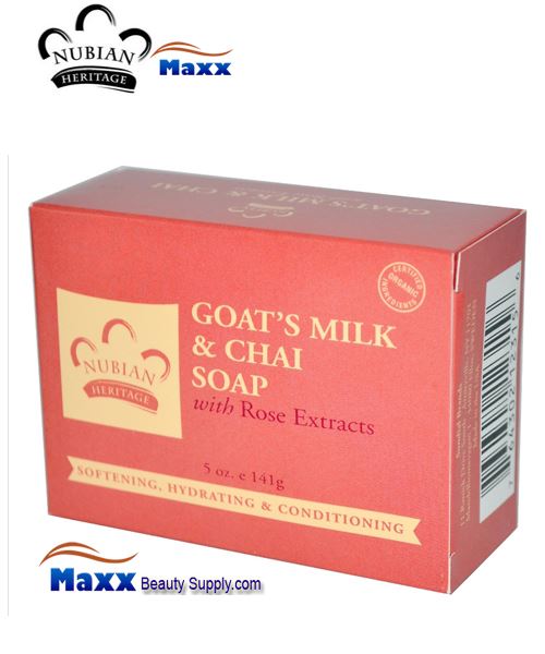 Nubian Heritage Goat's Milk & Chai Soap 5 oz